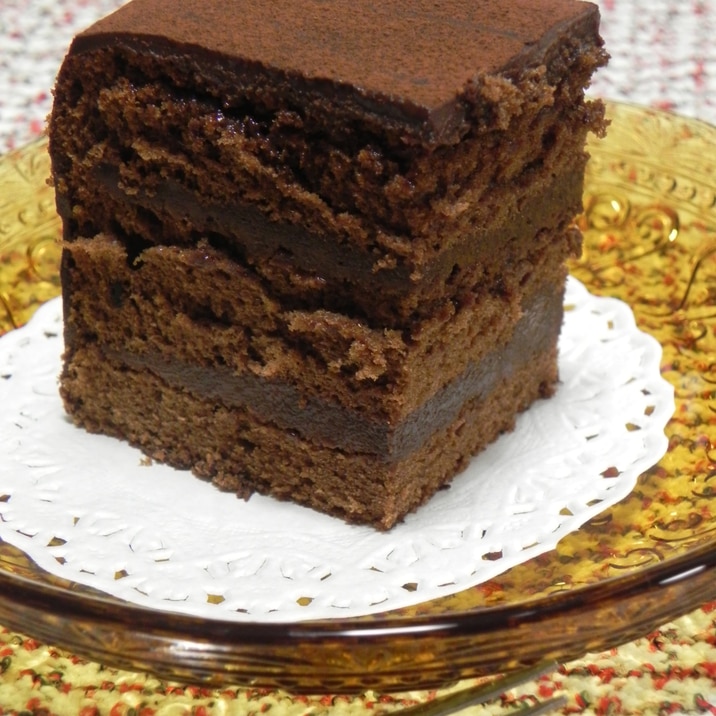 レシピ チョコ ケーキ 見た目華やか濃厚チョコレートケーキ 作り方・レシピ